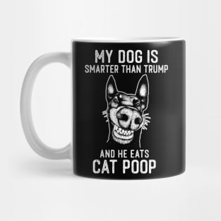 funny anti-trum p shirt for dog lovers Mug